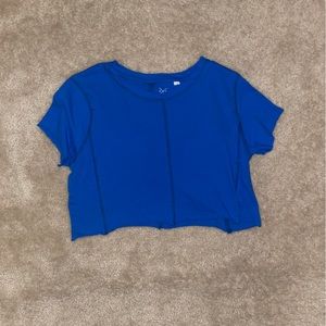Blue Crop Top
